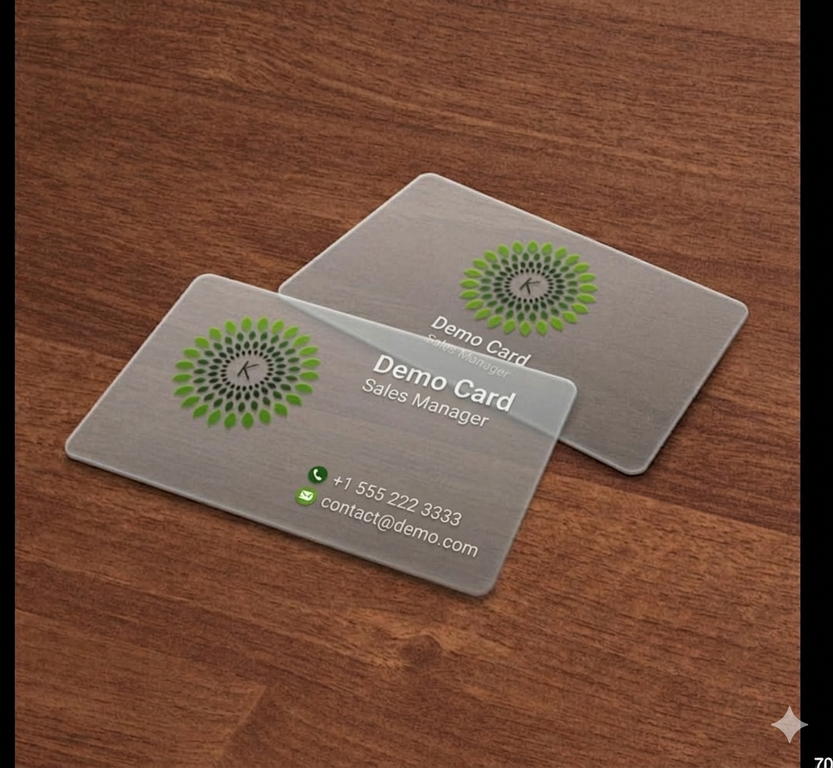 Acrylic Business Cards