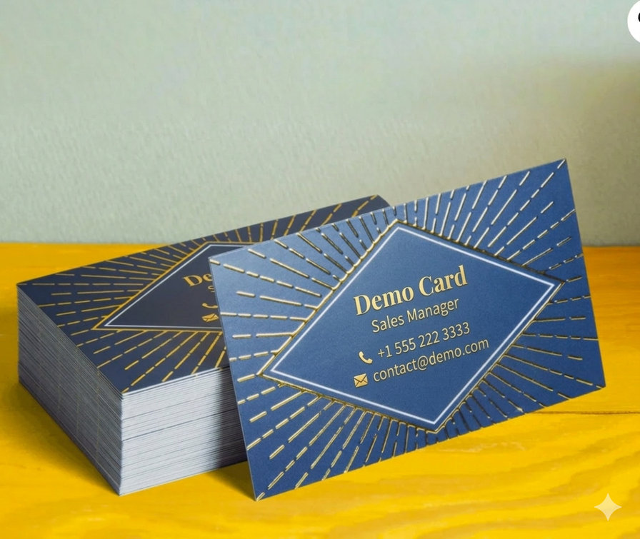 Gold/Silver Foile Business Cards