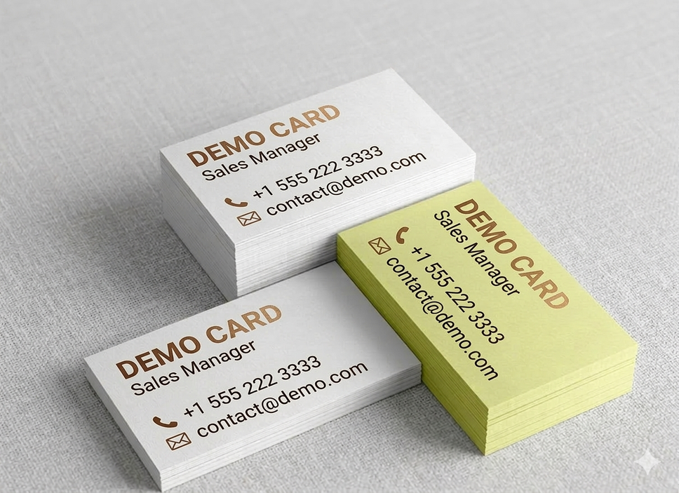 Textured Business Cards